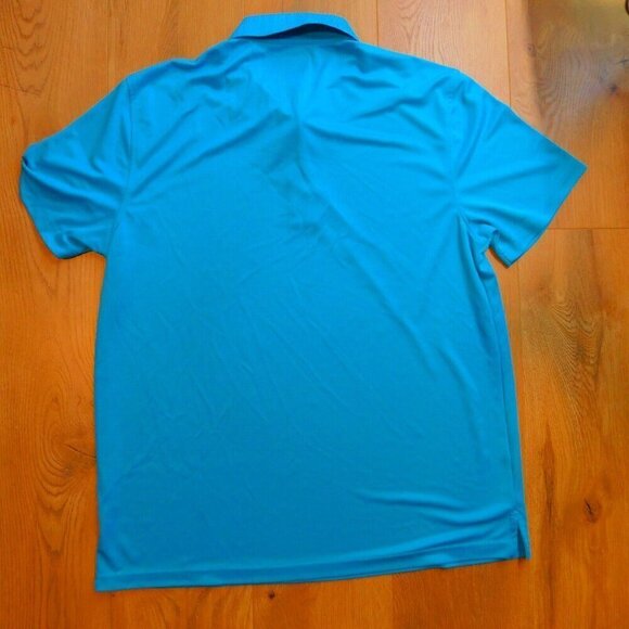 Izod Golf Polo Shirt Adult Large Blue Logo Golfer Golf Rugby Casual Mens - Picture 6 of 10